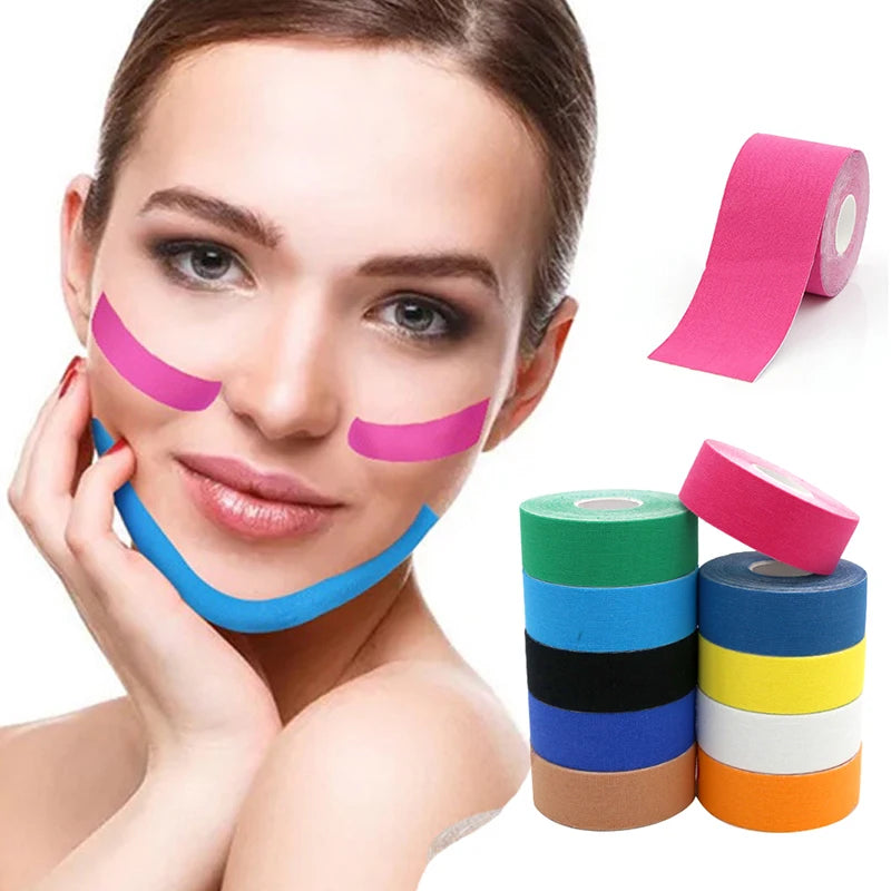 Fita Lifting Facial Tape Sinais De Expressão Anti Rugas