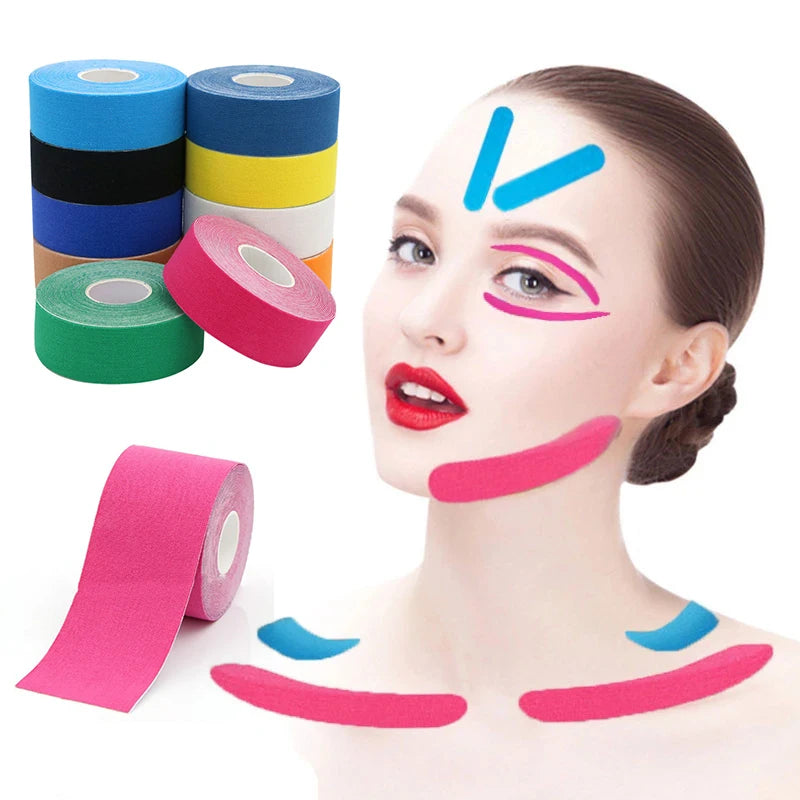 Fita Lifting Facial Tape Sinais De Expressão Anti Rugas