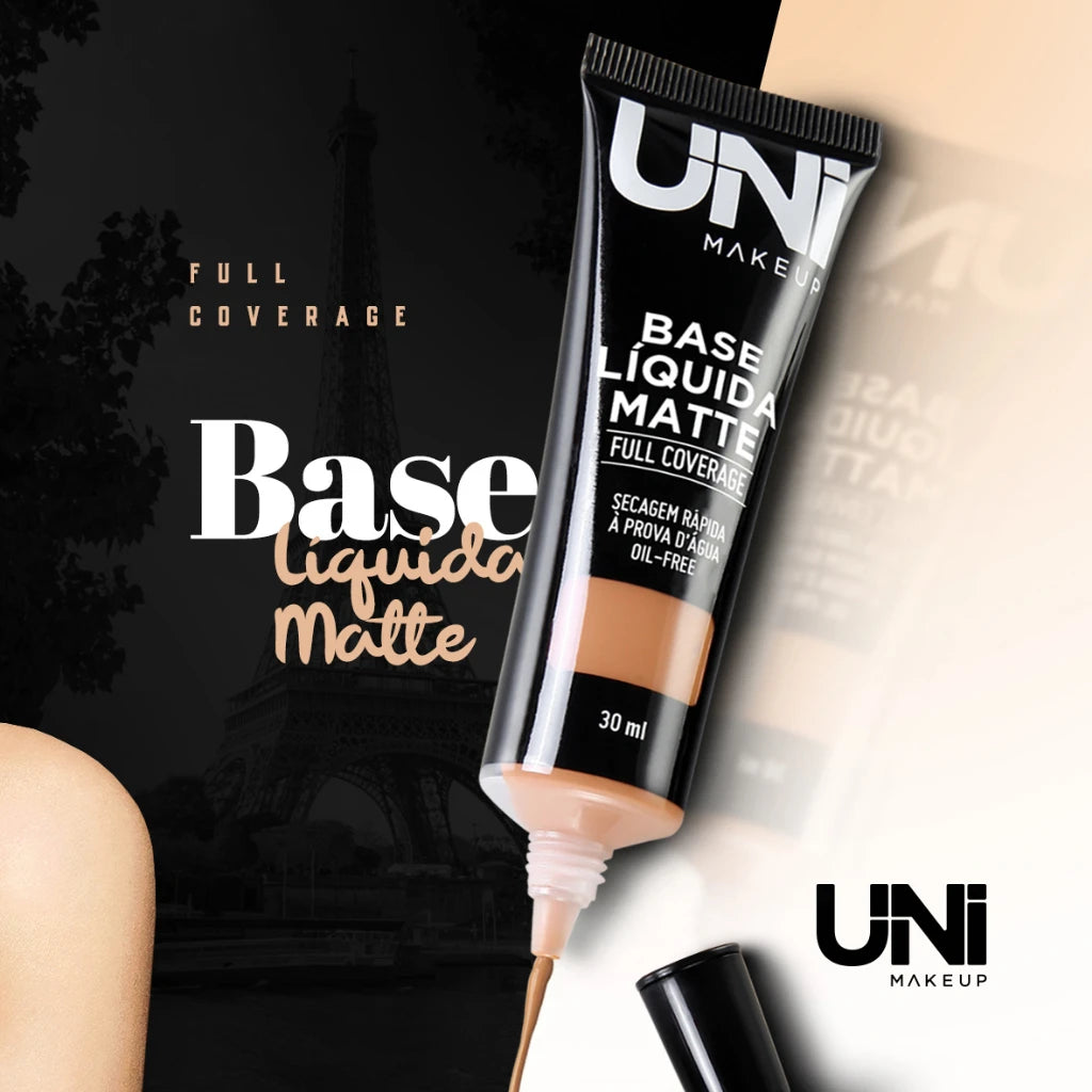 Base Líquida Matte Uni makeup